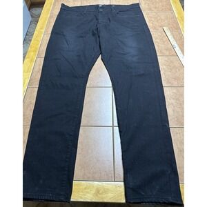 Jordan‎ Craig Sean Solid Black Jeans Mens Sz 38 x 34 Straight Dark Wash JS900